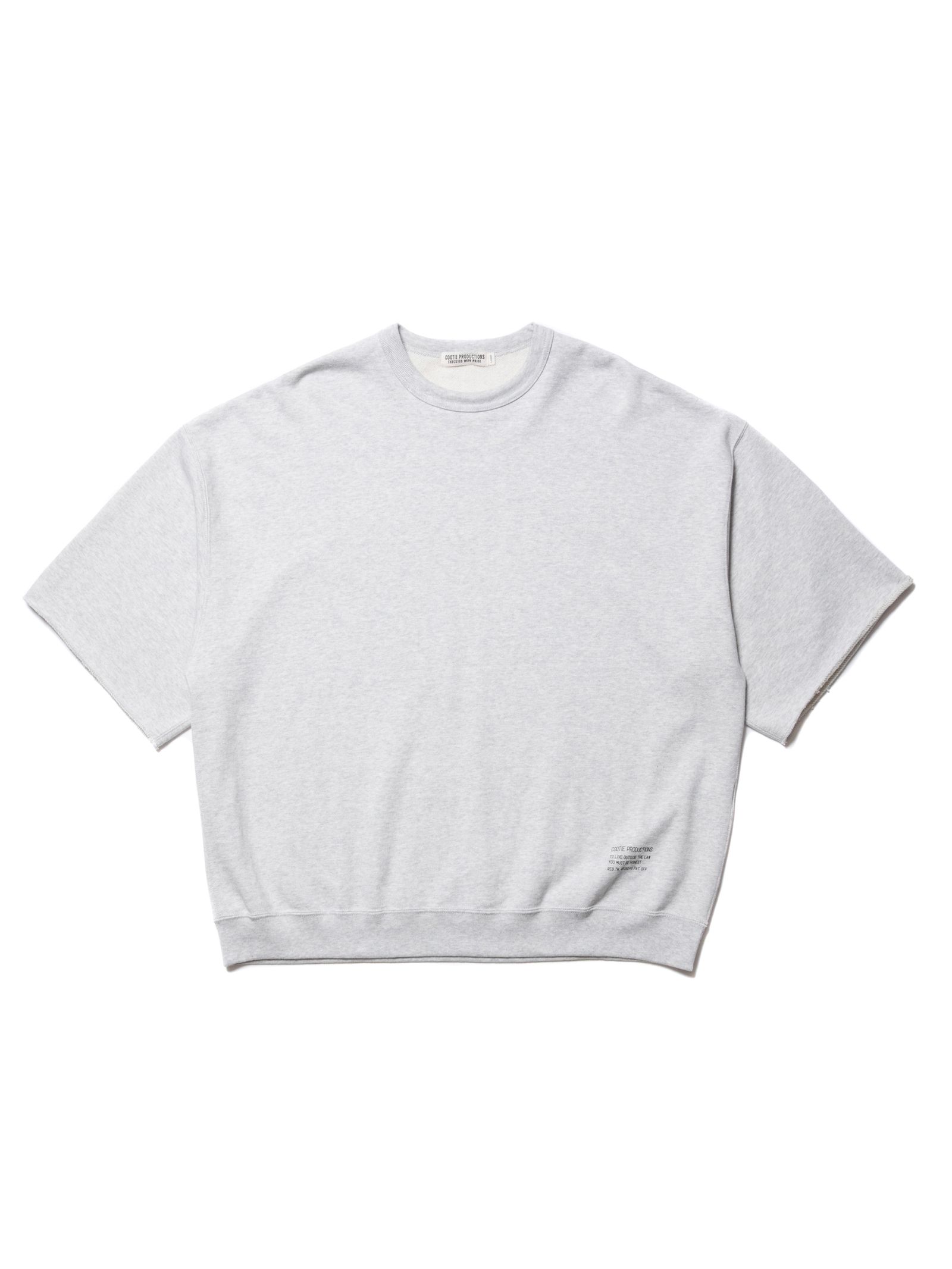 HEAVY THERMAL BORDER L/S TEE、PLAIN CUT-OFF CREWNECK