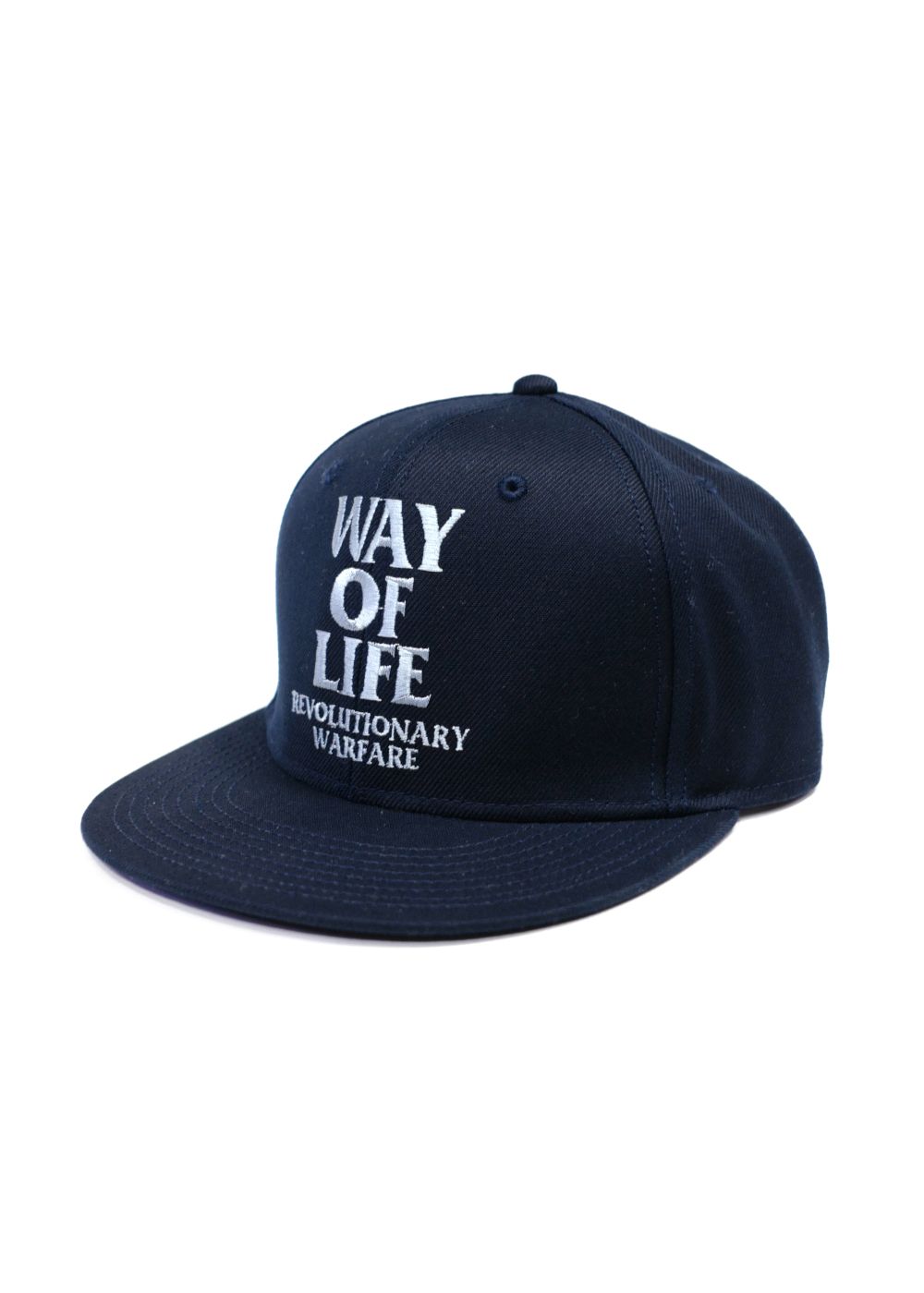 Rats Embroidery Cap WAY OF LIFE Navy-