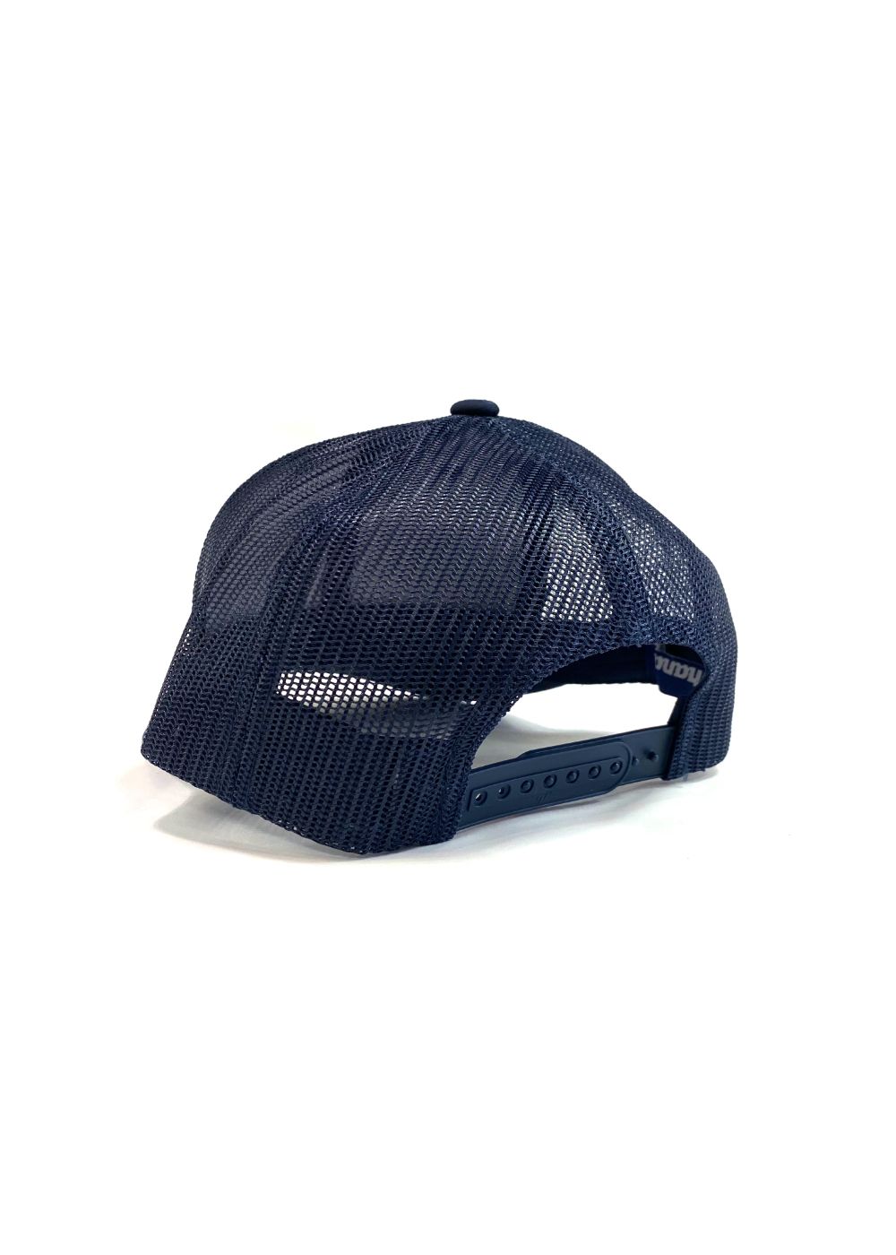 RETRO TRUCKER MESH CAP (NAVY) / ワッペン メッシュキャップ