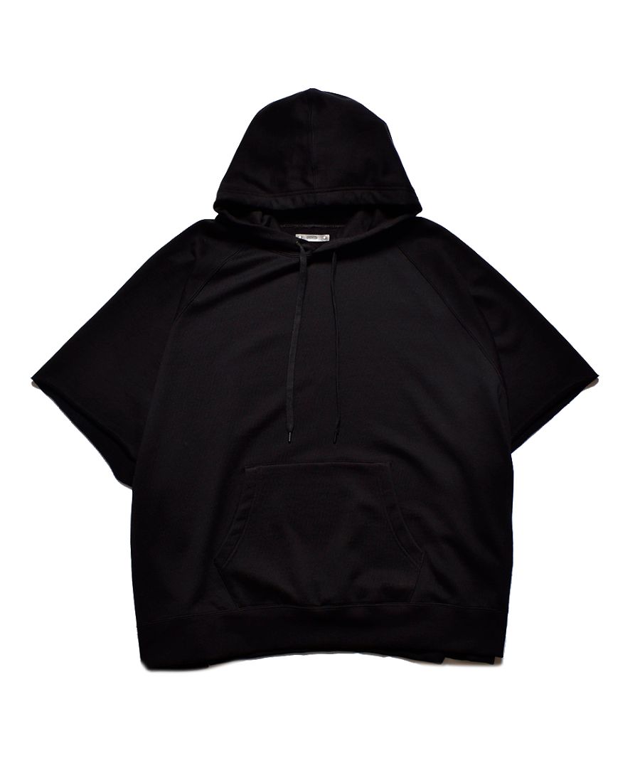 MINEDENIM - Square Big Nosleeve Hoodie (BLK) / スクエア ビッグ 