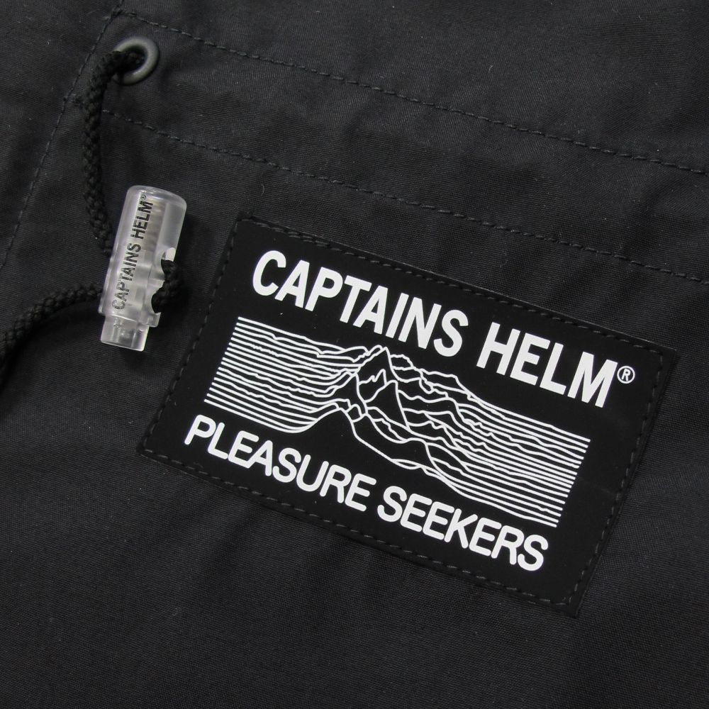 CAPTAINS HELM - OUTER SHELL WATER-PROOF MODS COAT (BLACK