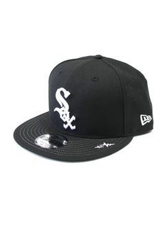 ×NEWERA WHITE SOX CAP (BLACK) / ニューエラ コラボベースボールキャップ