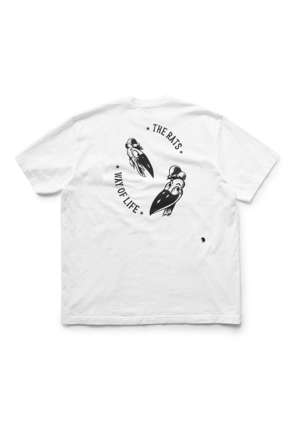 RATS - PECKERS TEE (WHITE) / ペッカーズ Tシャツ | LOOPHOLE