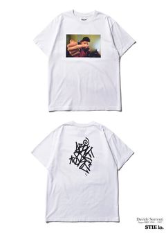 Stie-lo × Davide Sorrenti Da Finga T-SH (WHITE) / ×スティーロ×ダヴィデ・ソレンティ コラボフォトT