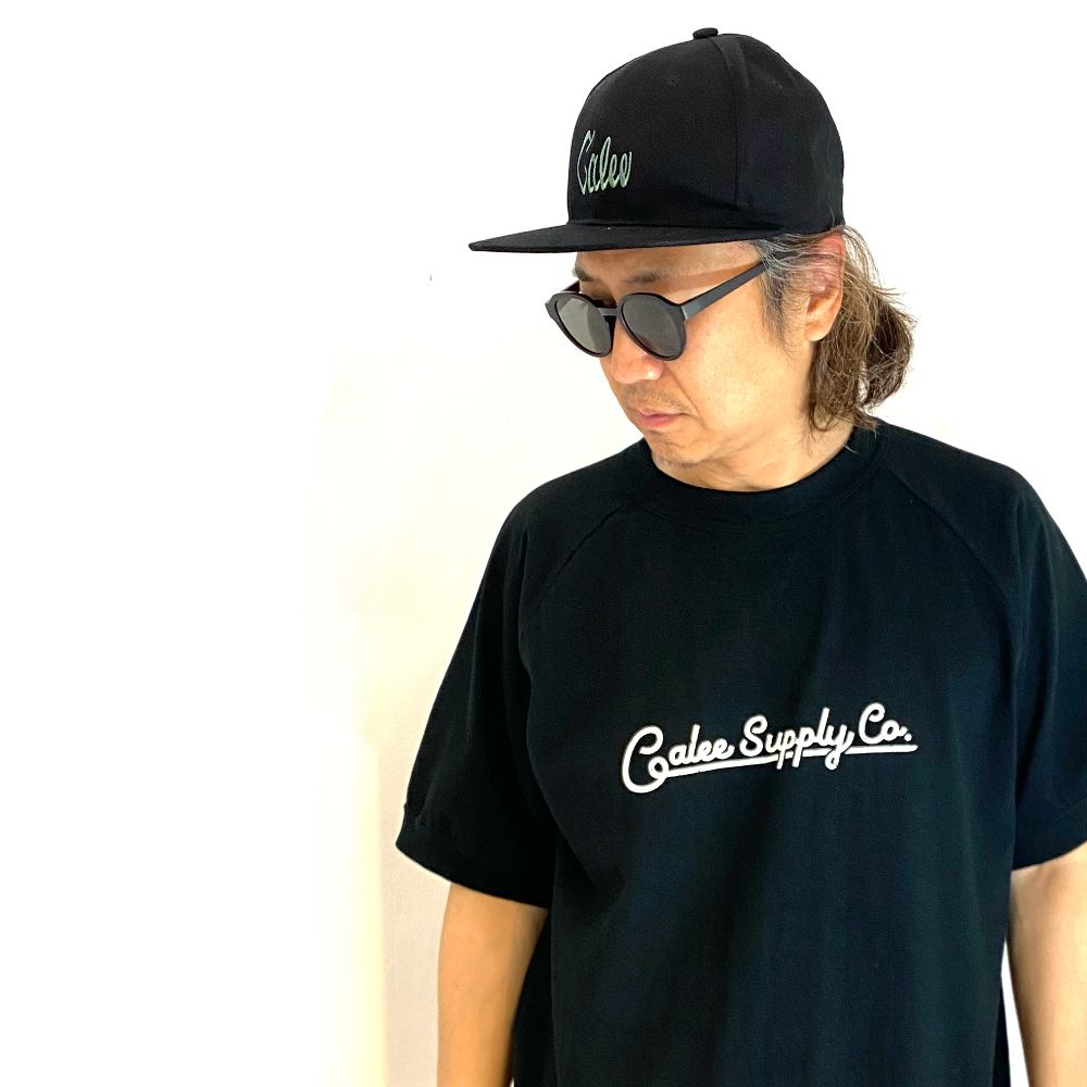 【ラスト1点】EMBROIDERY CALEE TWILL CAP (GREEN) / オリジナル ロゴ刺繍 キャップ