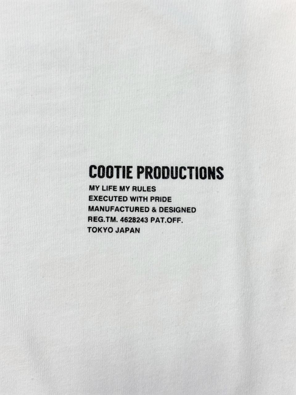 COOTIE PRODUCTIONS - C/R Smooth Jersey S/S Tee (WHITE) / 定番ロゴ