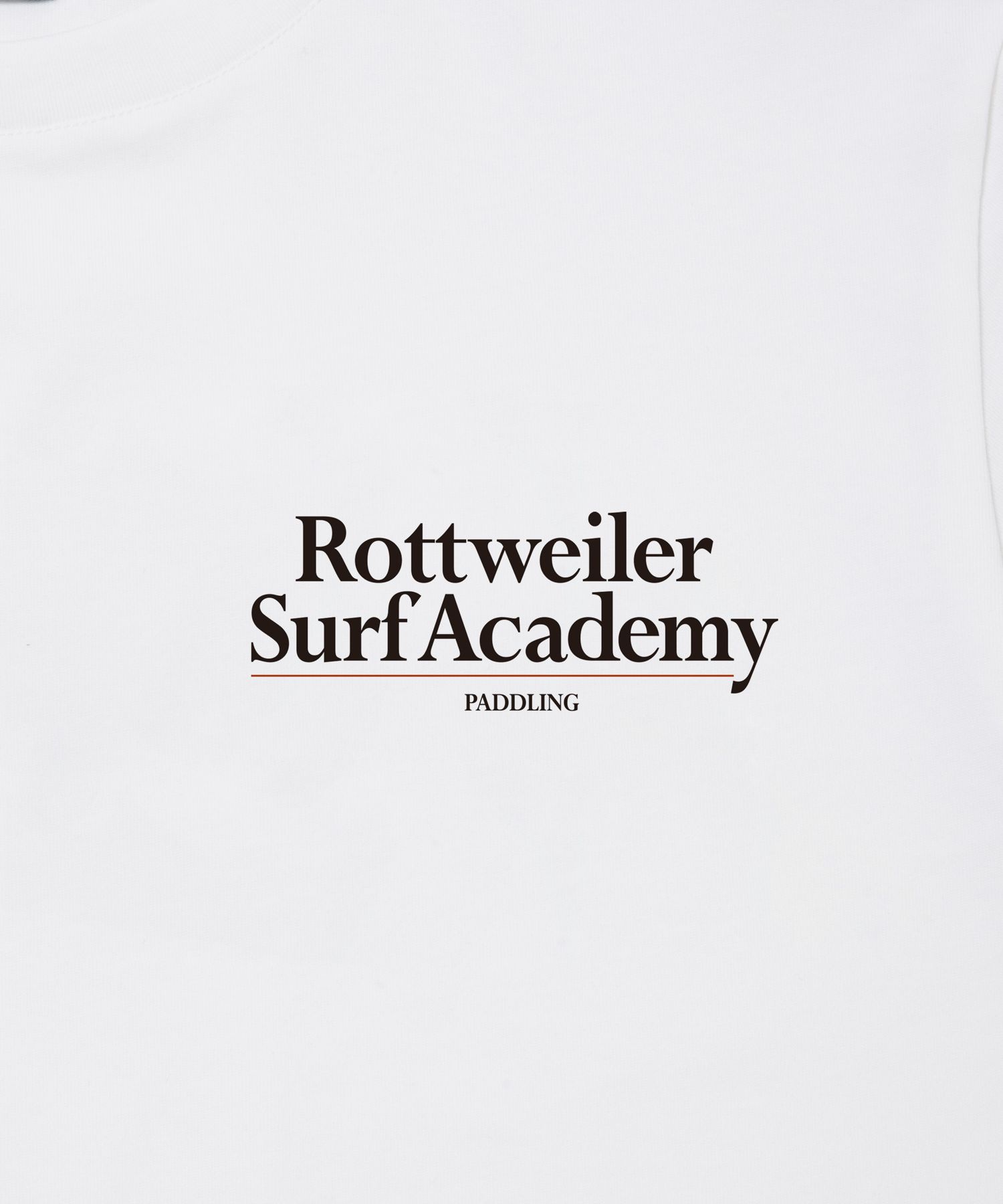 R9 SURF ACADEMY SS TEE (WHITE) /  オリジナル ロゴプリント Tシャツ