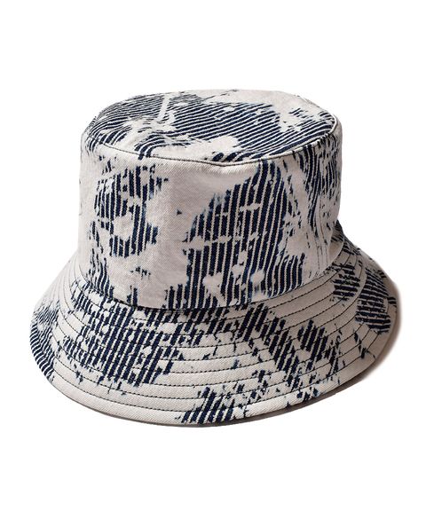 【ラスト1点】Hickory Bleachout Bucket HAT (USS) / ヒッコリー ブリーチアウト バケットハット