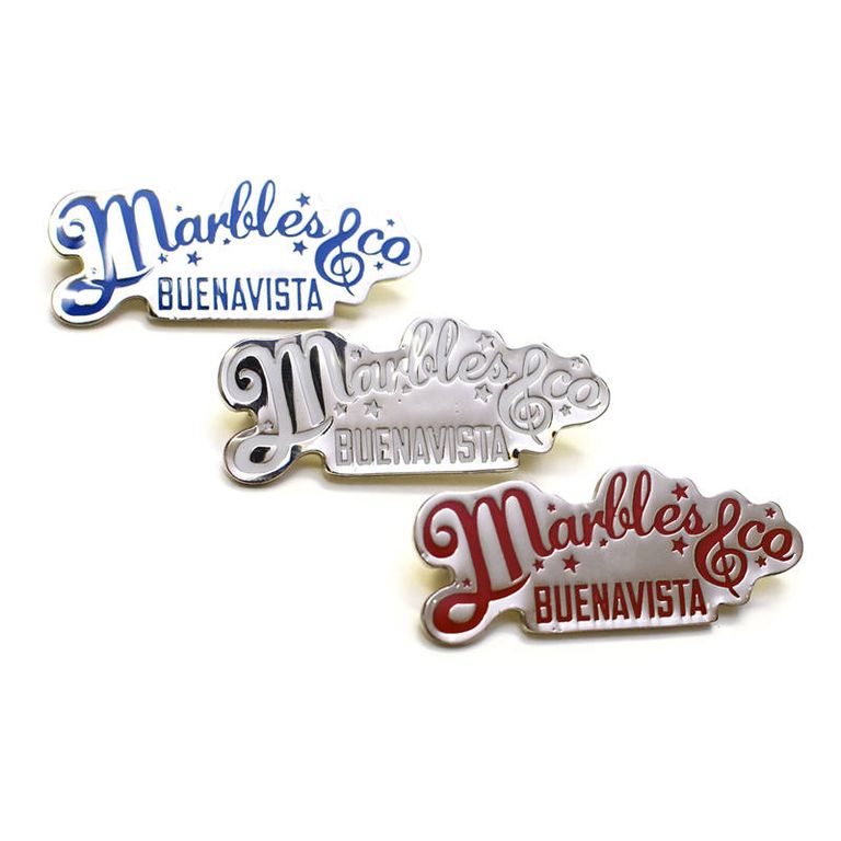 お好きなアイテムに一工夫☆BUENA BISTA × MARBLESのピンバッチ入荷です。