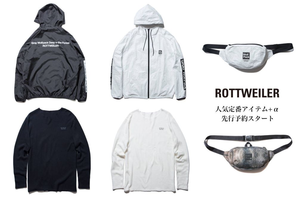 人気定番アイテム+α...再入荷決定。ROTTWEILER 18AW 一部先行予約スタート。