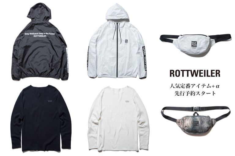 人気定番アイテム+α...再入荷決定。ROTTWEILER 18AW 一部先行予約スタート。