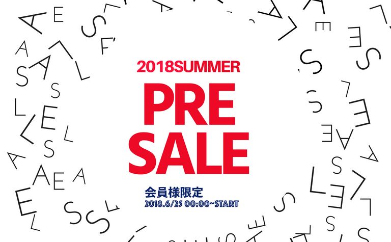 18'SS プレセール好評開催中です！