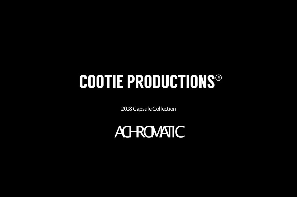 COOTIE - 2018 CAPSULE COLLECTION "ACHROMATIC" / スタイル特集アップ致しました。