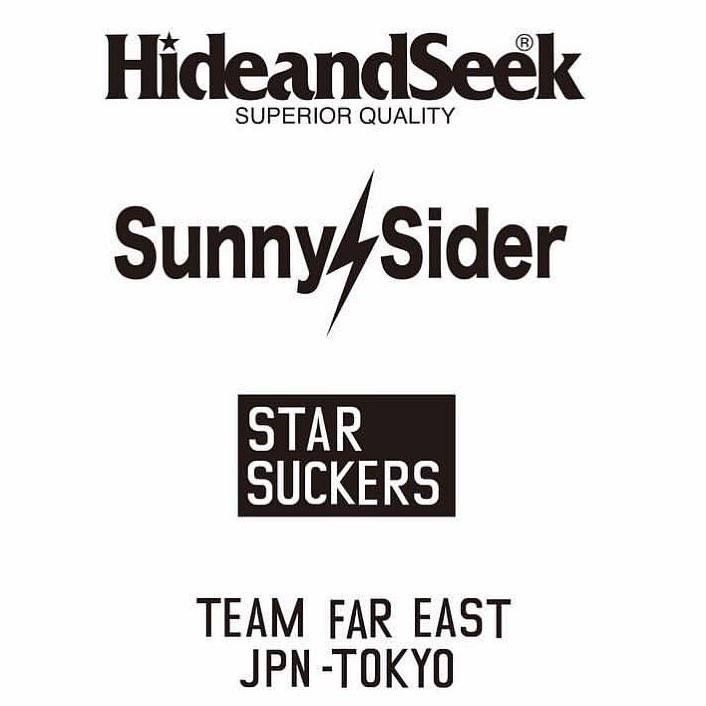 HIDEANDSEEK × Sunny C Sider コラボレーションアイテム発売開始!