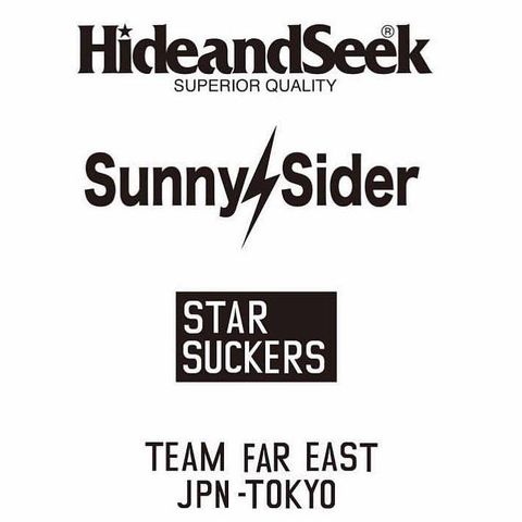 HIDEANDSEEK × Sunny C Sider コラボレーションアイテム発売開始！