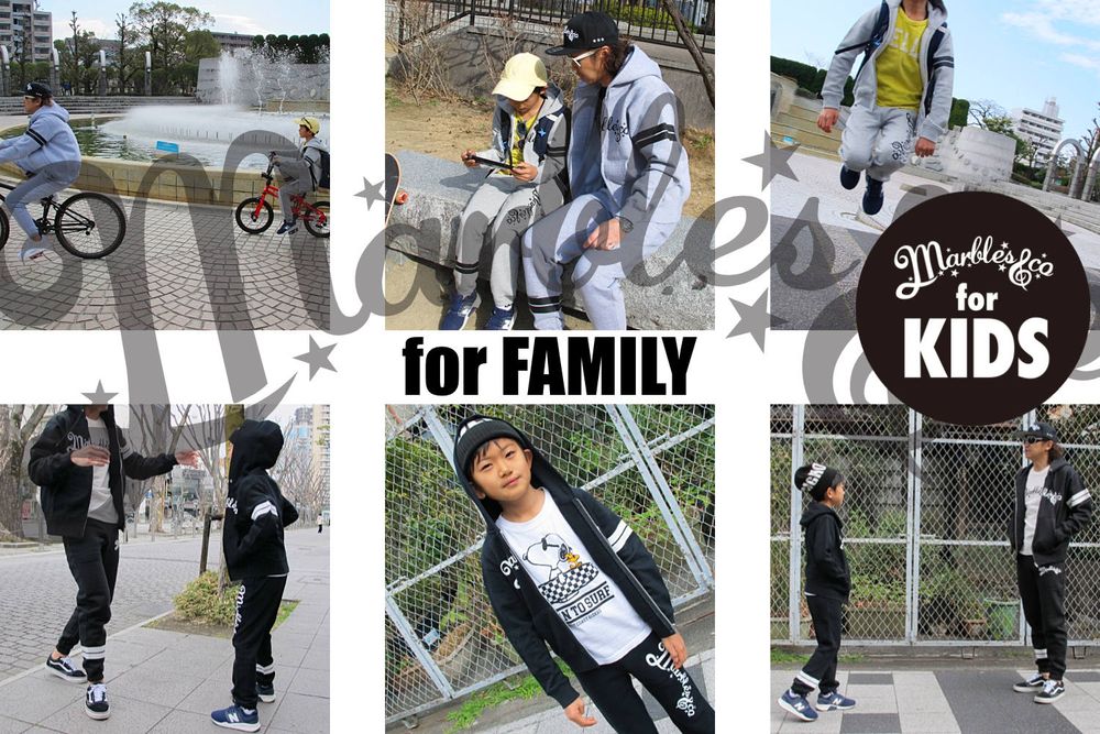 MARBLES / for FAMILY "SET UP SWEAT"