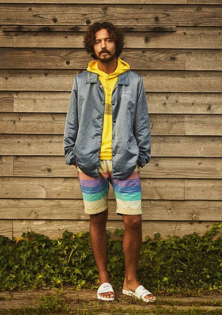 映画「小さな恋のうた」 森永悠希さん着用☆TMT / RAINBOW DENIM SHORTSは今期を象徴するアイテムです。