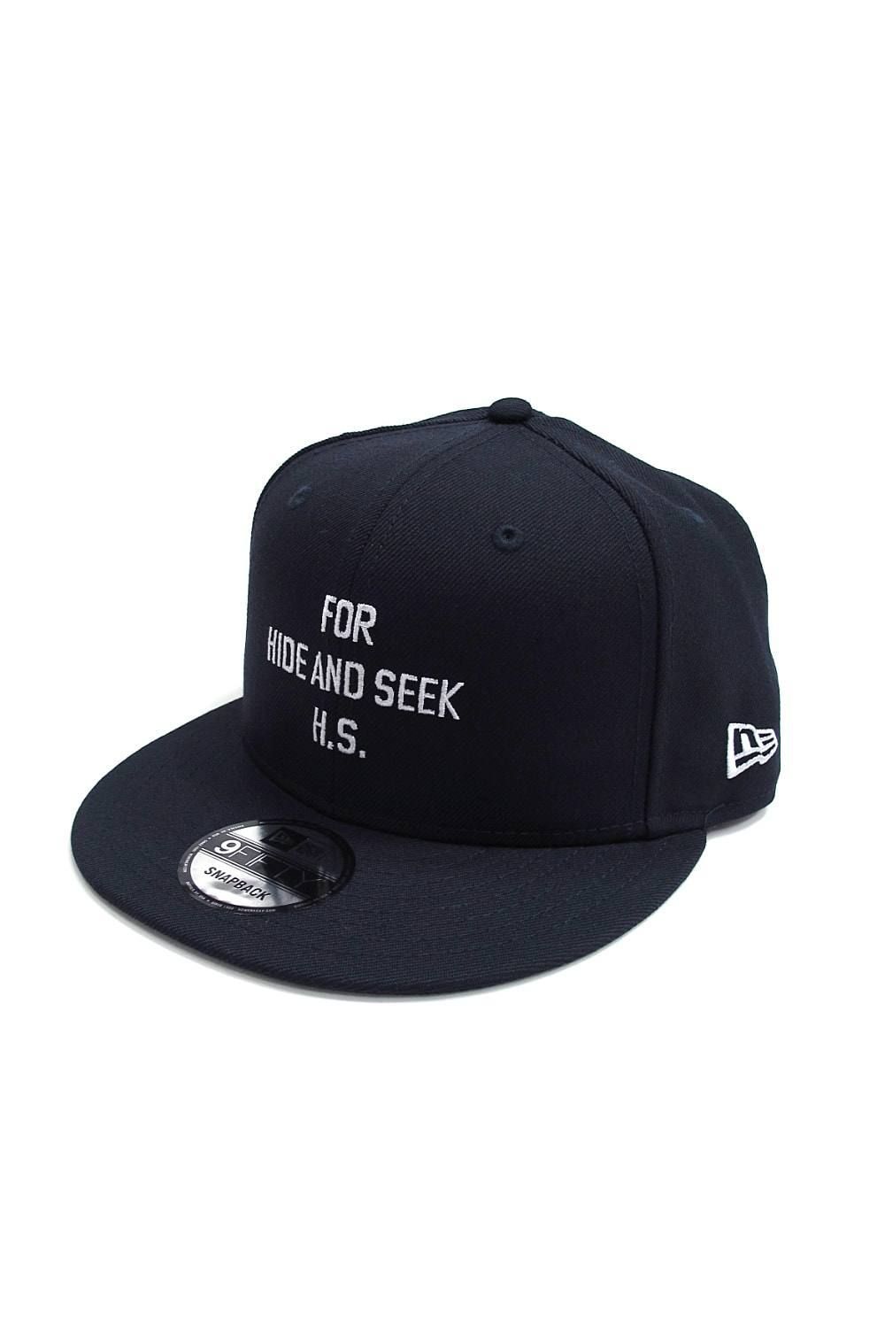 HIDEANDSEEKのベースボールキャップ (NAVY) / 1点のみ再入荷致しました。
