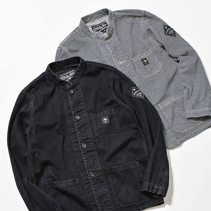 RATS / STAND COLLAR DENIM SHIRT JKT 入荷致しました。