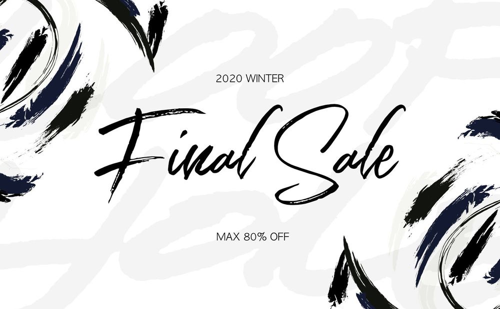2020 WINTER FINAL SALE 本日スタート！