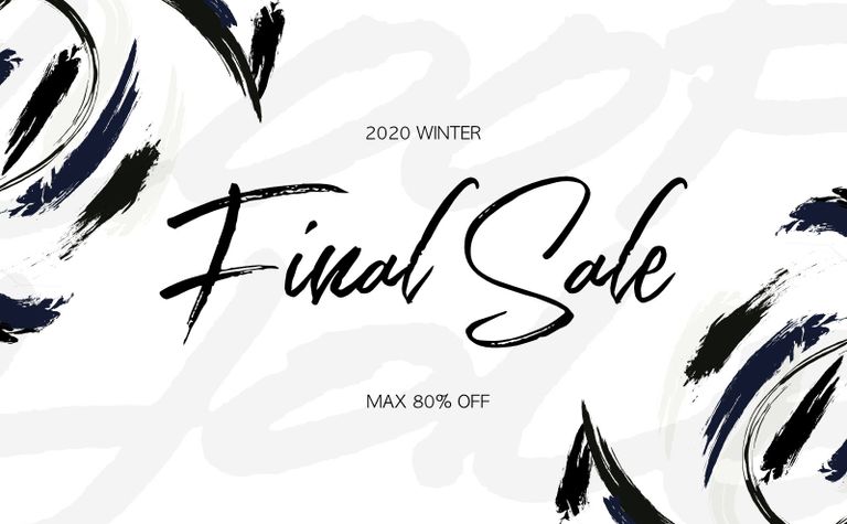 2020 WINTER FINAL SALE 本日スタート！