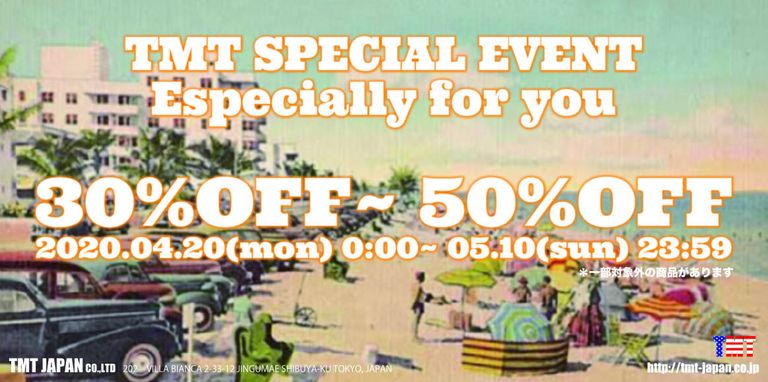 TMT SPECIAL SALE START!!