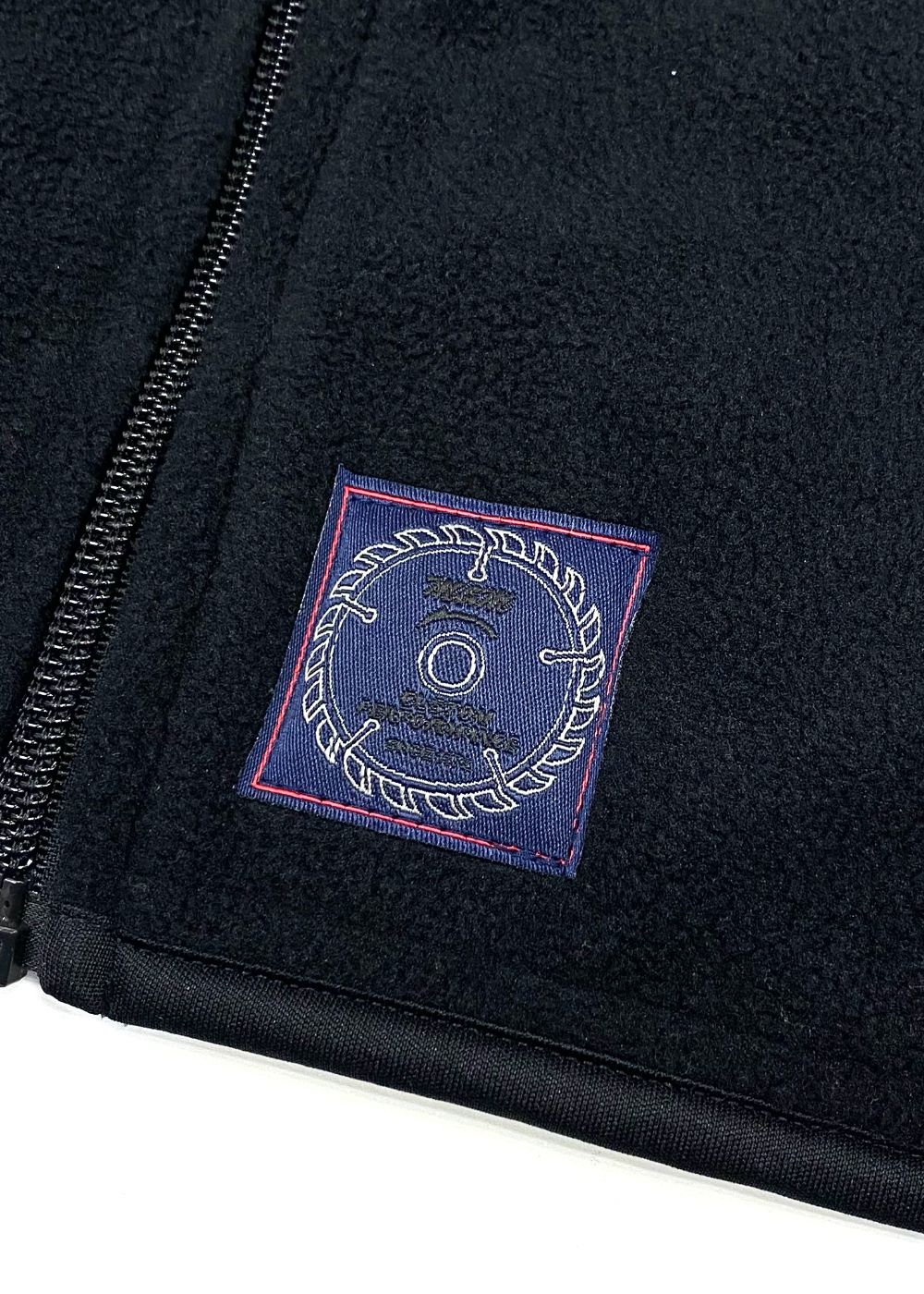 【ラスト1点】Stand zip fleece Blouson (BLACK) / フルジップ フリース ジャケット