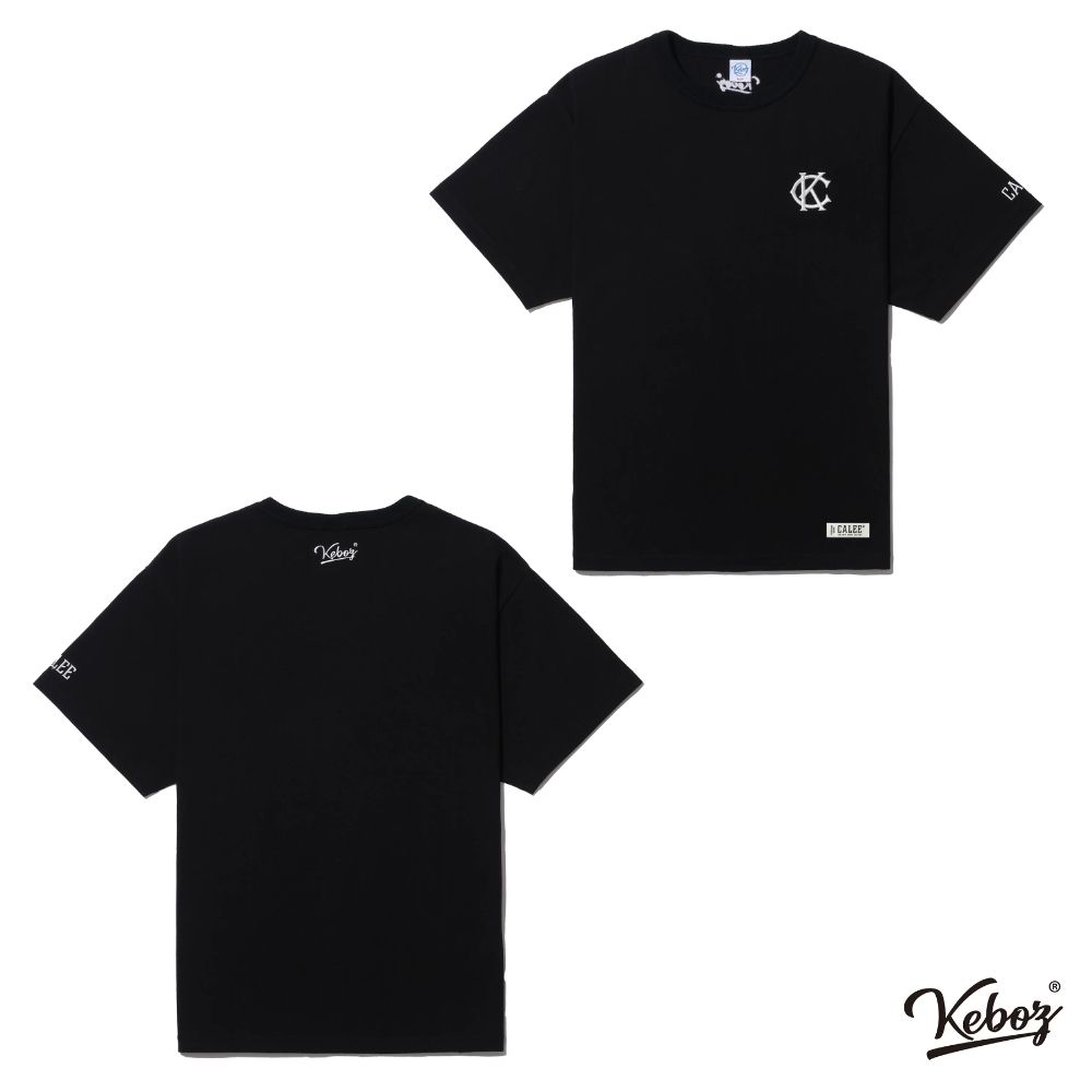 CALEE - × KEBOZ CLASSIC LOGO S/S TEE (WHITE) / ケボズ コラボ Tシャツ | LOOPHOLE