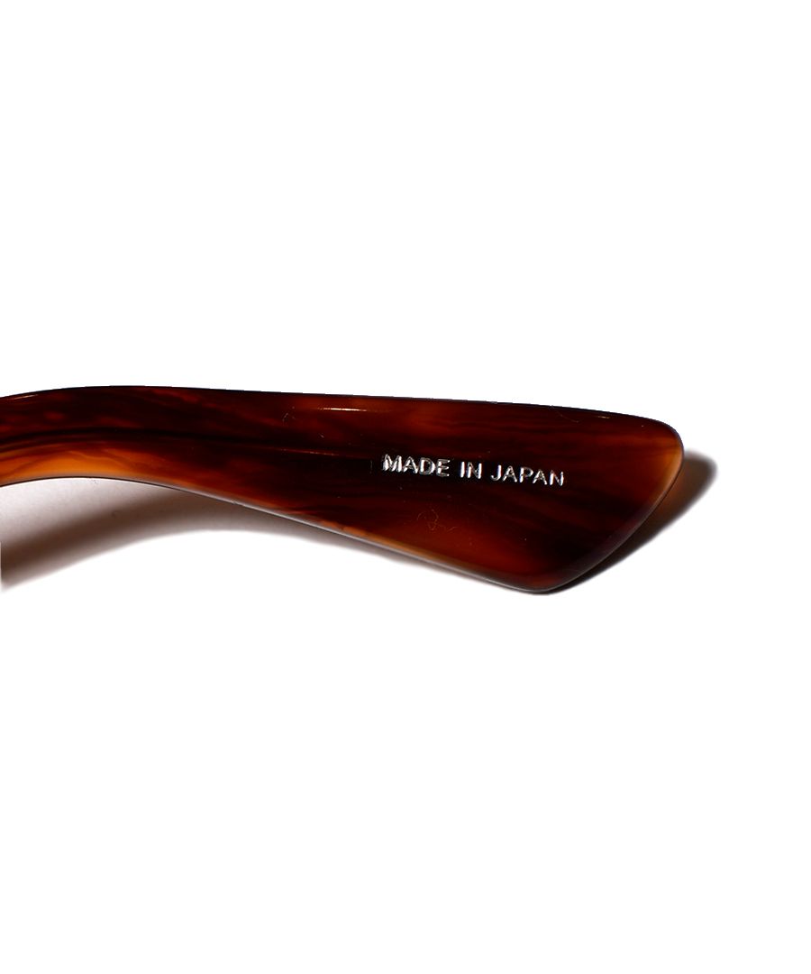 Wellington Type.01 Sunglasses (DBR) / ×金子眼鏡 ウェリントンタイプ サングラス