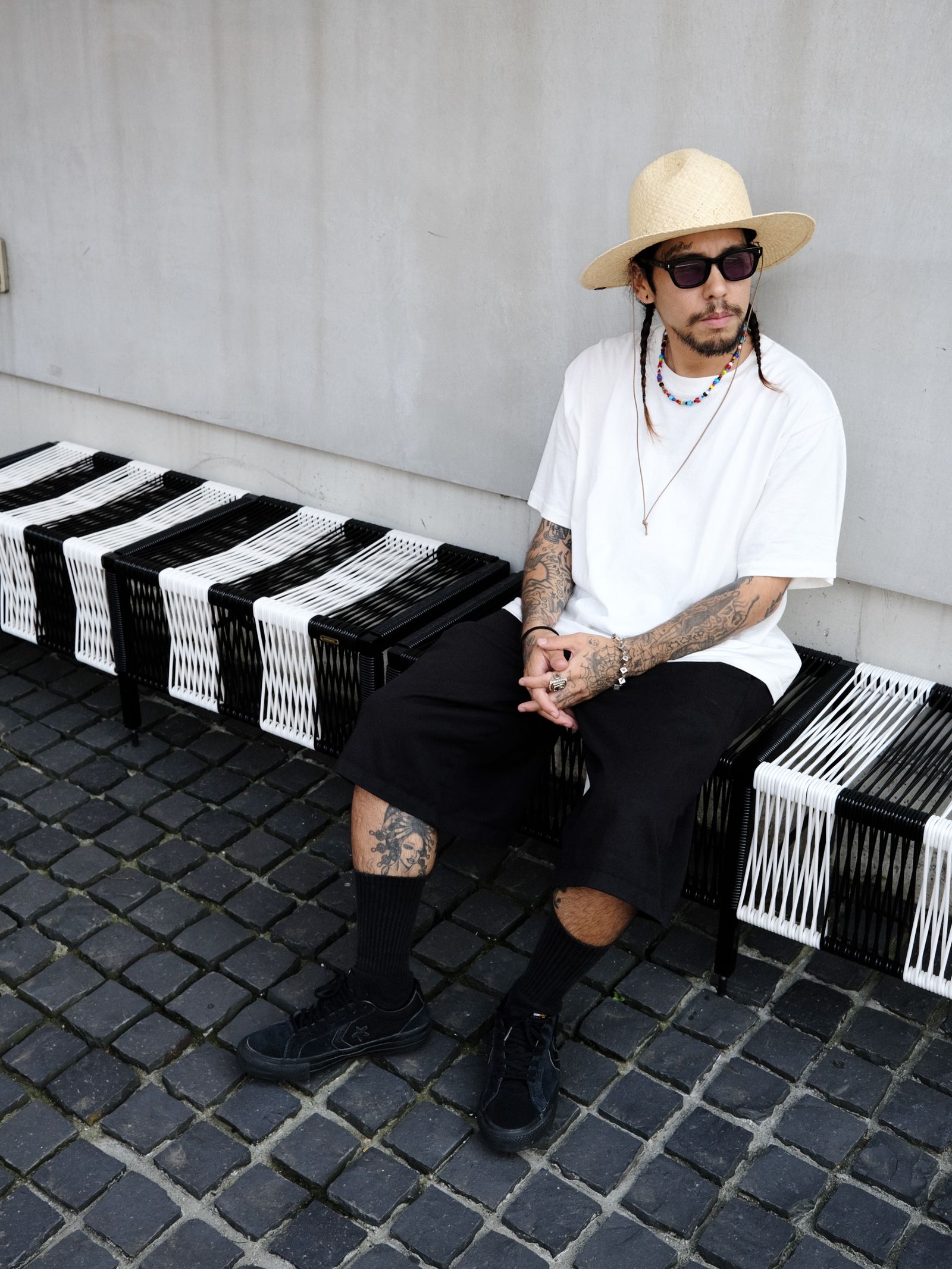 MOUNTAIN STRAW HAT (NATURAL) / ストローハット