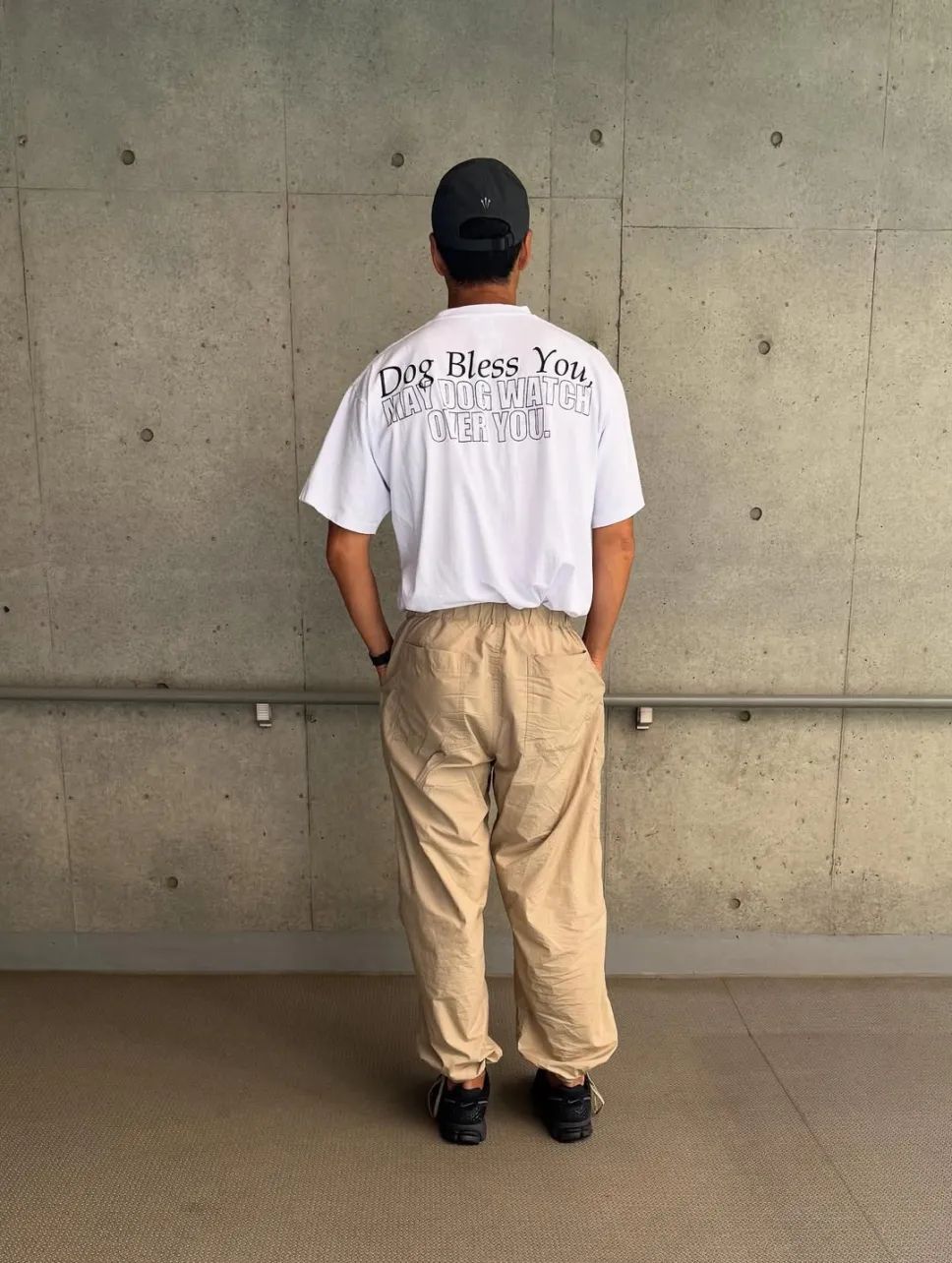 DOG PHOTO TEE (WHITE) / フォト プリント Tシャツ
