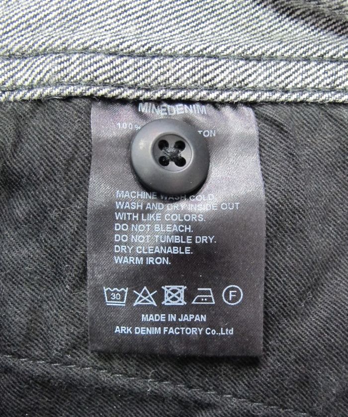 WTNB. Wide Tapered Work PS (BKC) / 渡辺康裕 コラボレーション ワイドデニム ワークパンツ