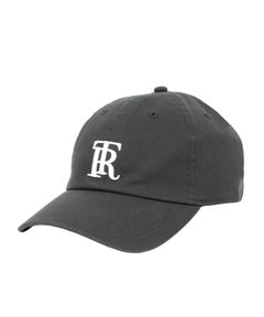RT CAP (BLACK) / ロゴ刺繍 ダッド キャップ。