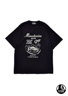 × HYSTERIC GLAMOUR T-SH (BLACK) / ×ヒステリックグラマー コラボTシャツ