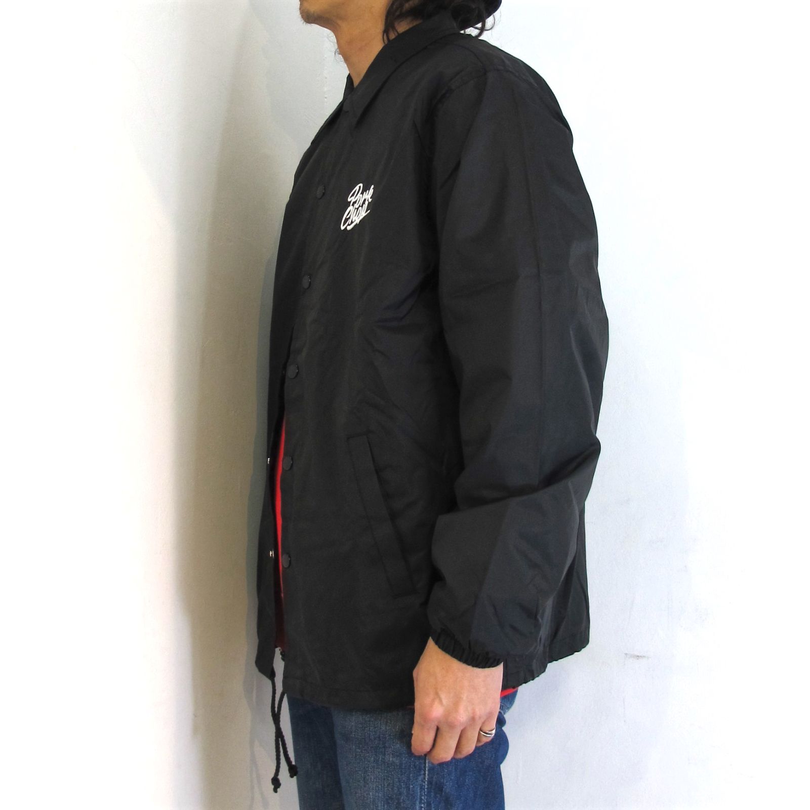 PORKCHOP/CIRCLE SCRIPT COACH JKT/BLACK完売 2022新発 mojedziecko.eu