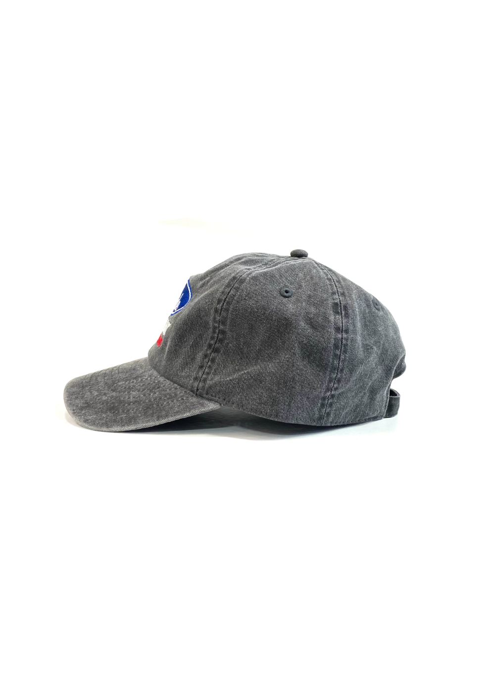 HDNSK CAP (CHARCOAL GRAY) / 刺繍ロゴ ベースボールキャップ