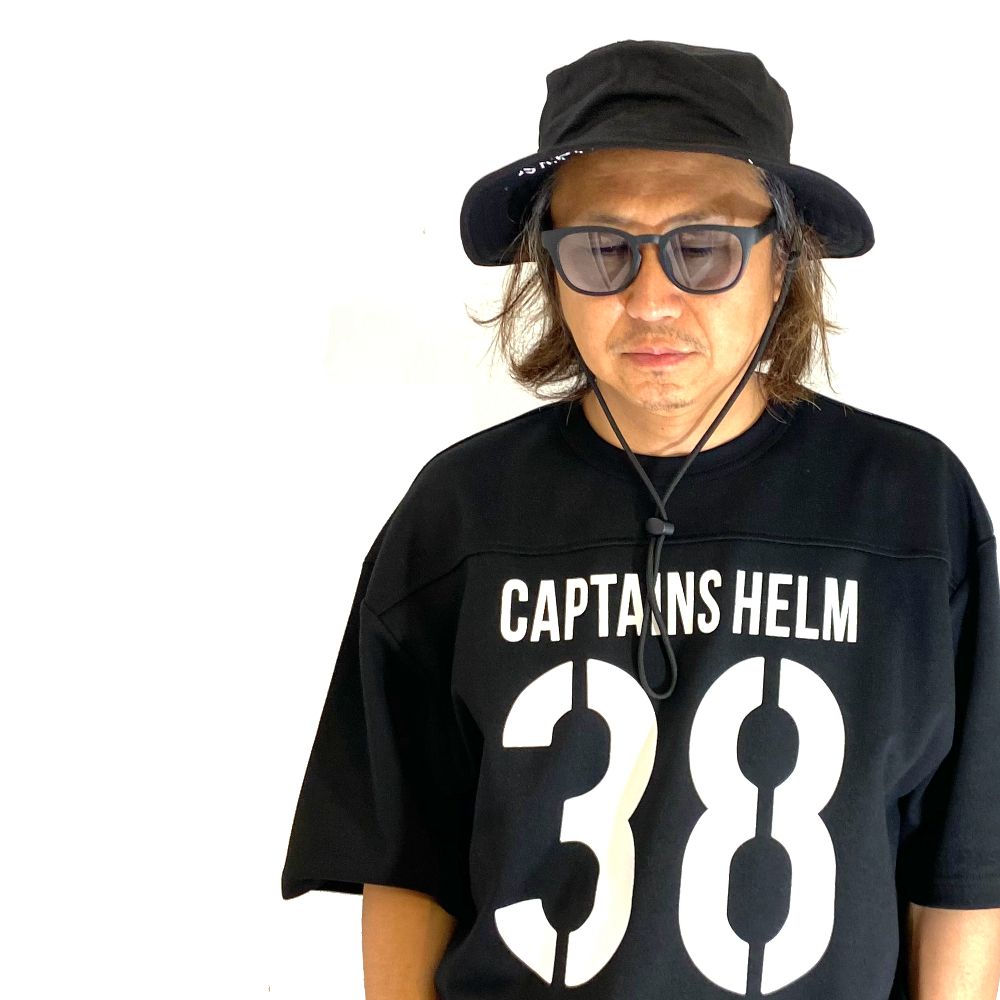 "OCEANSIDE DIVISION" US LOGO DRY STRECH HAT (BLACK) / ドライ ストレッチ サファリ ハット