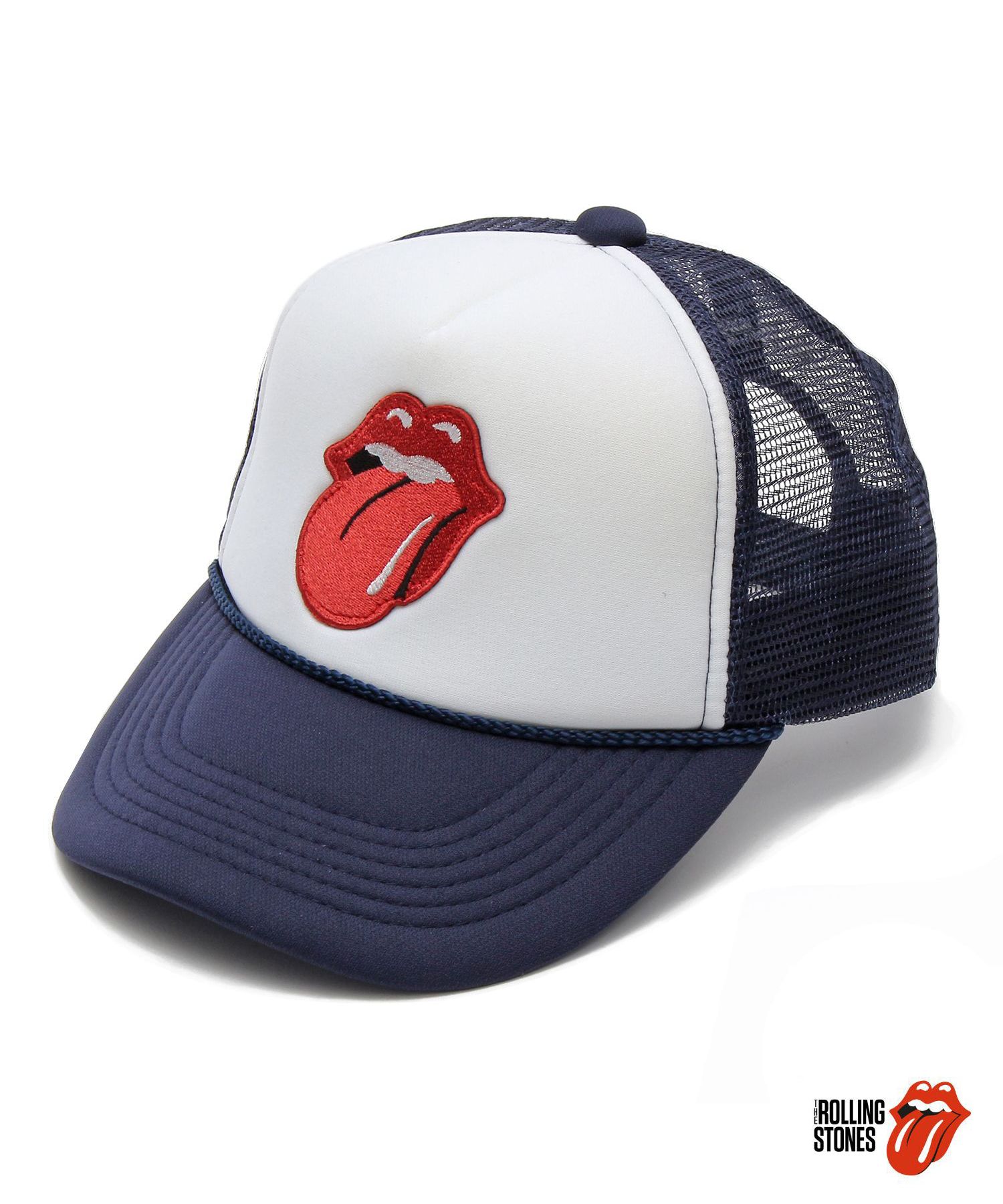 TMT - THE ROLLING STONES×TMT MESH CAP (VINTAGE 1970) (NAVY