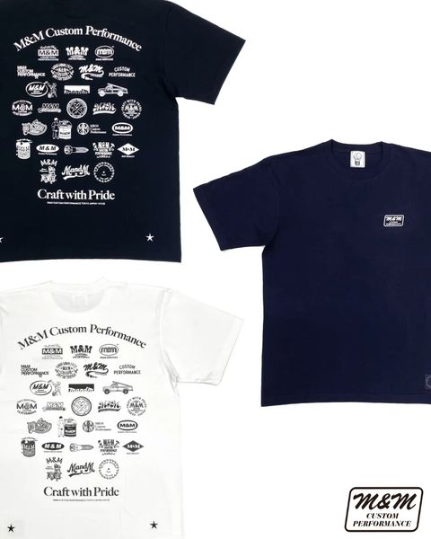 M&M 新作販売告知 / このブランドのアーカイブが勢揃いしたS/S Tee。
