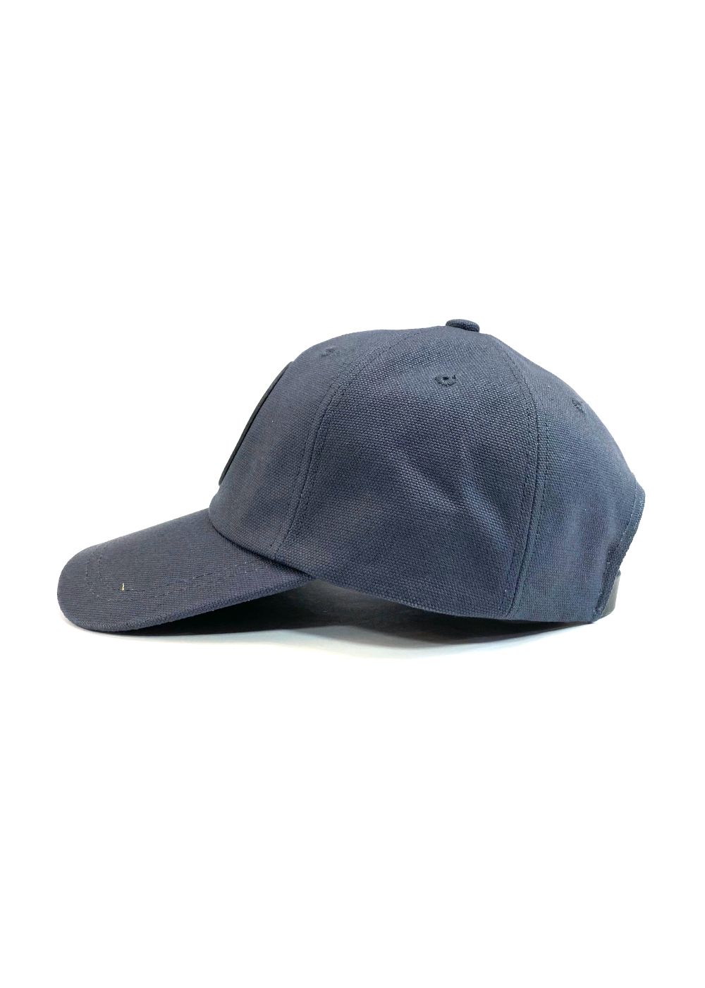 RATS - CANVAS LEATHER PATCH CAP (BLUE) / レザーワッペン