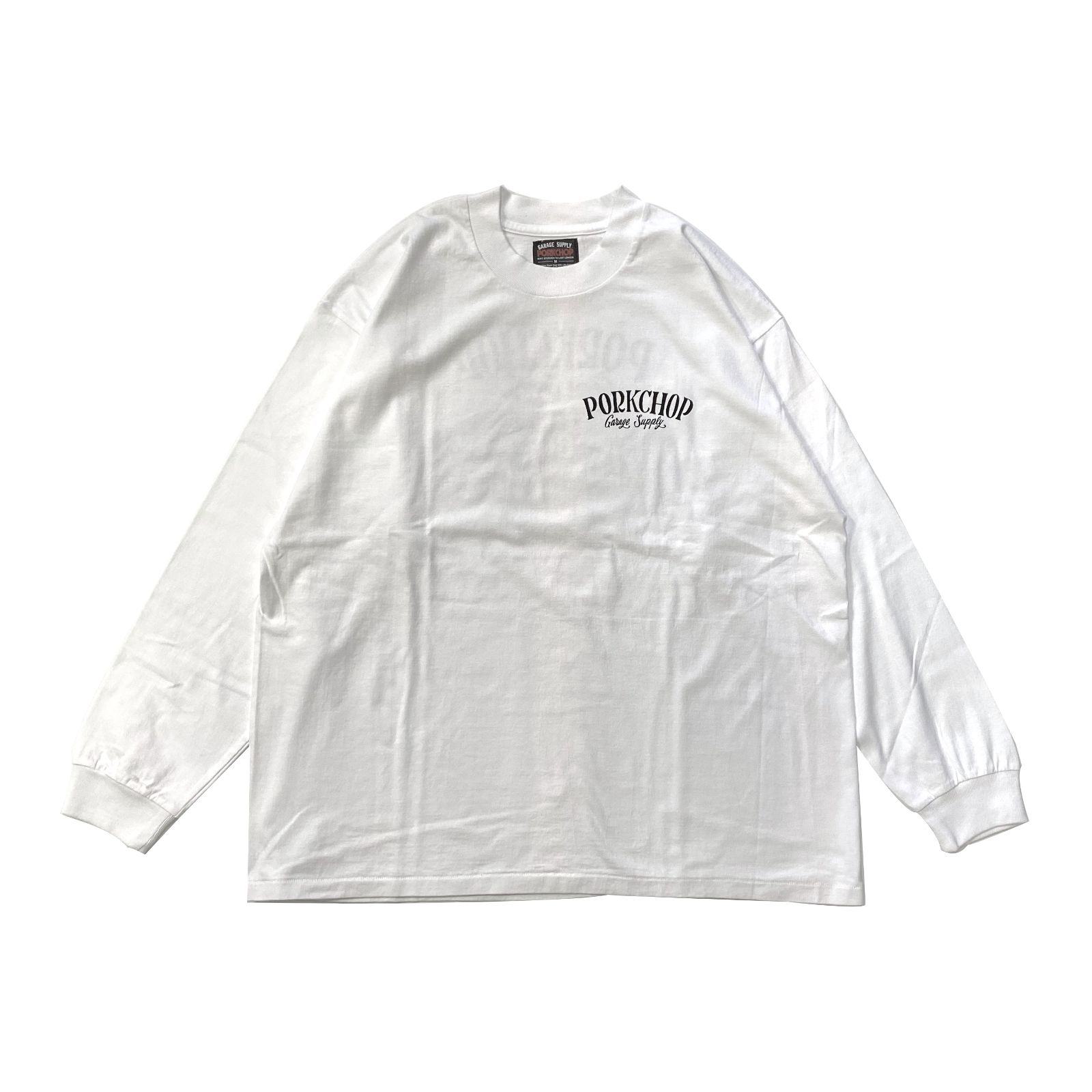 PORKCHOP - PORK BACK L/S TEE (BLACK) / ポークバック L/S Tシャツ