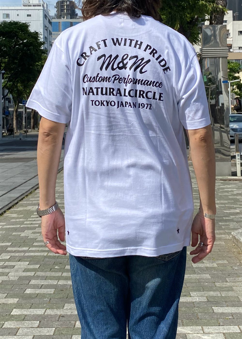 PRINT TEE (WHITE) / ロゴ プリント Tシャツ