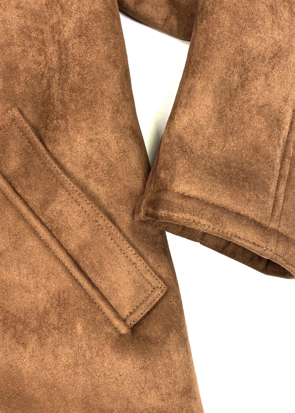Vegan Mouton Ranch Coat (BROWN) / ビーガン ムートン ランチコート
