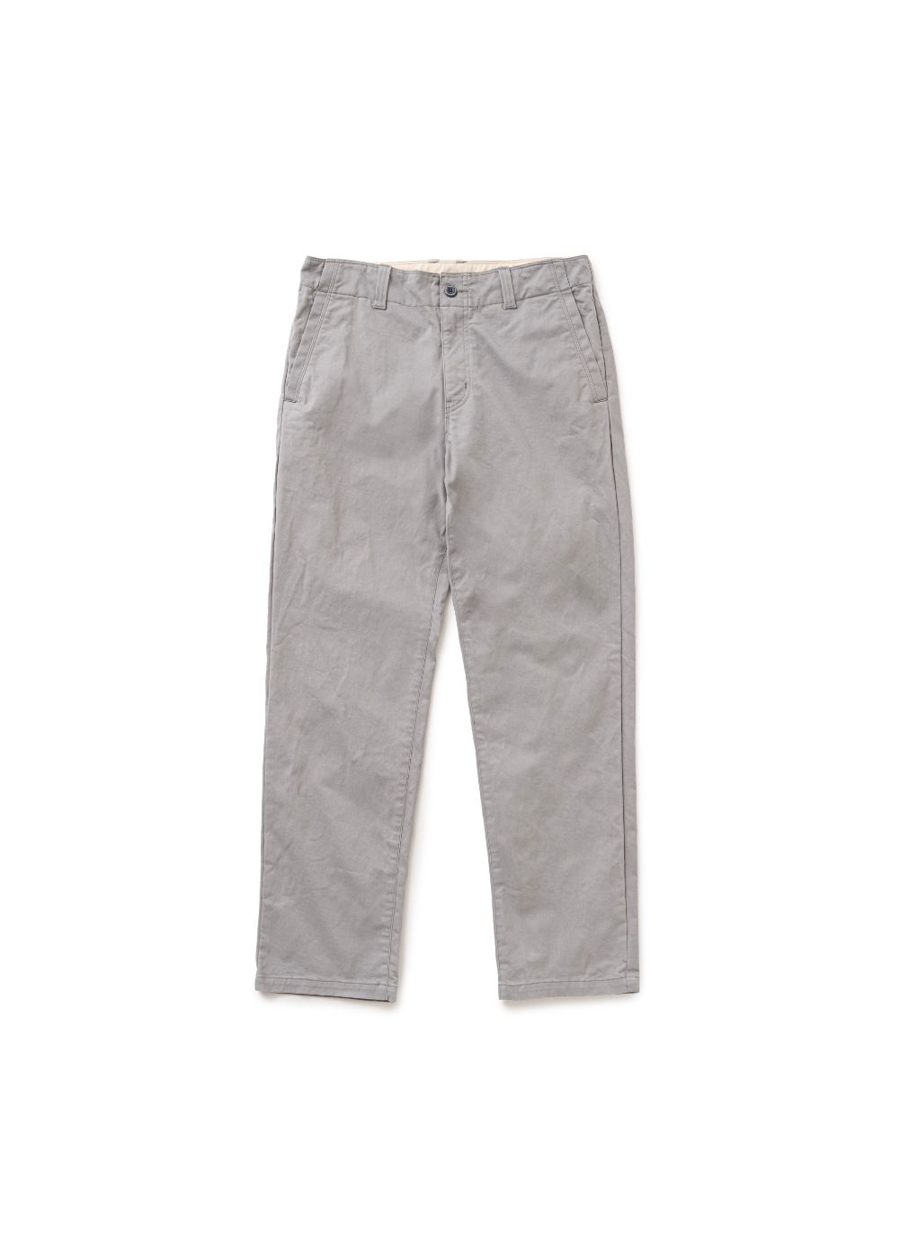 CHINO L/L PANTS SLIM (GRAY) / スリムタイプ チノ パンツ