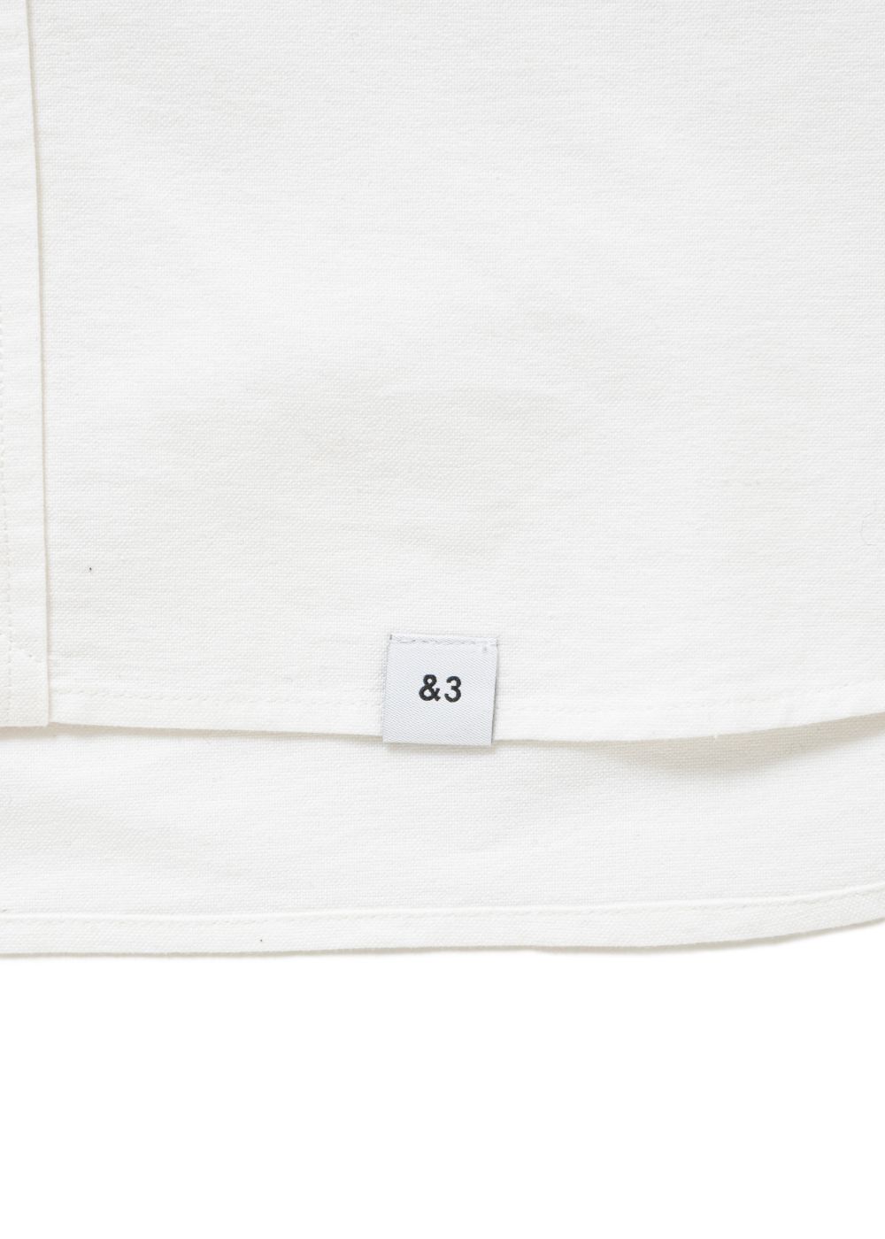 L/S TAB COLLAR OX SHIRT "GERE" (WHITE) / オックスフォード タブカラー シャツ