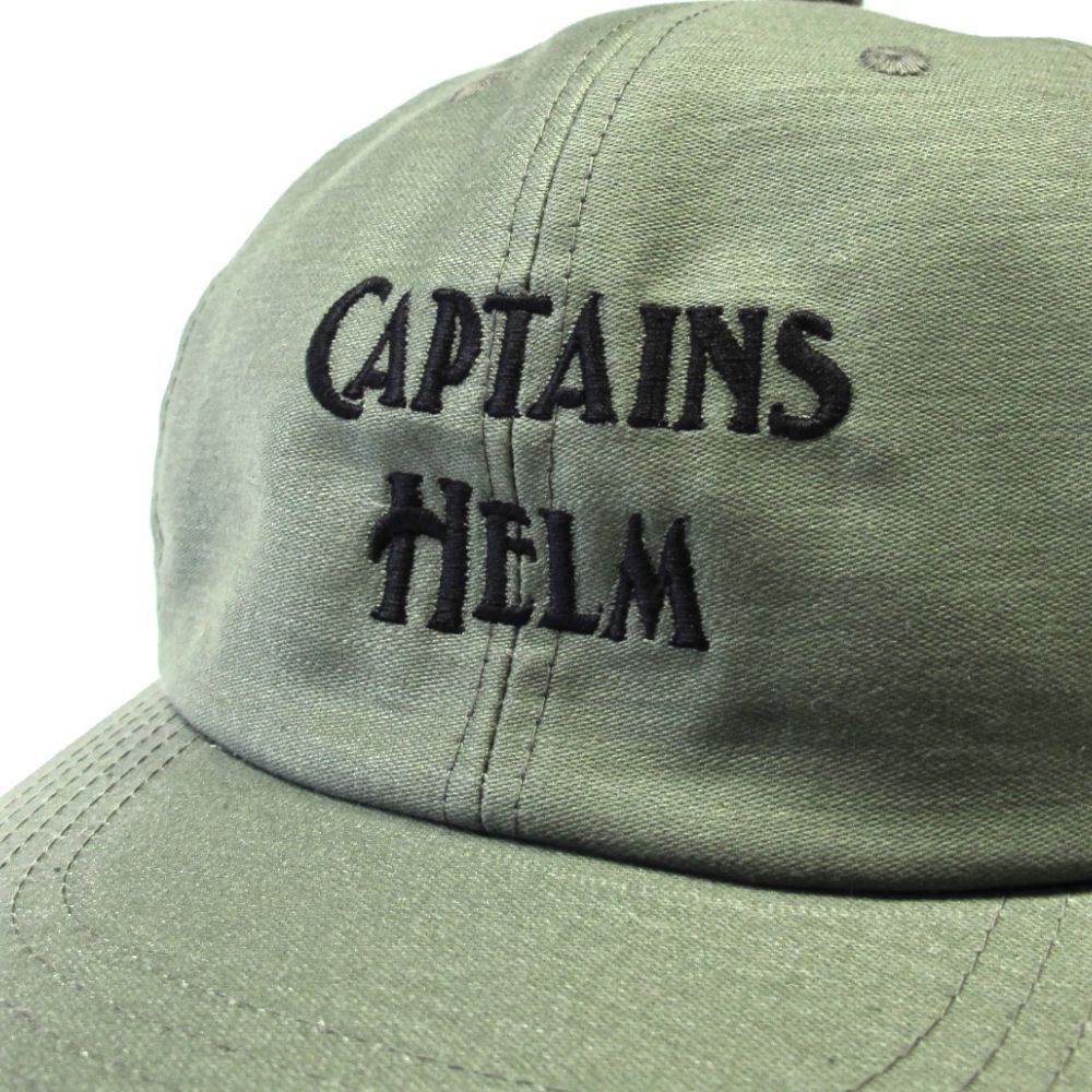 毎日激安特売で 営業中です CAPTAINS HELM MILITARY LOGO CAP OLIVE