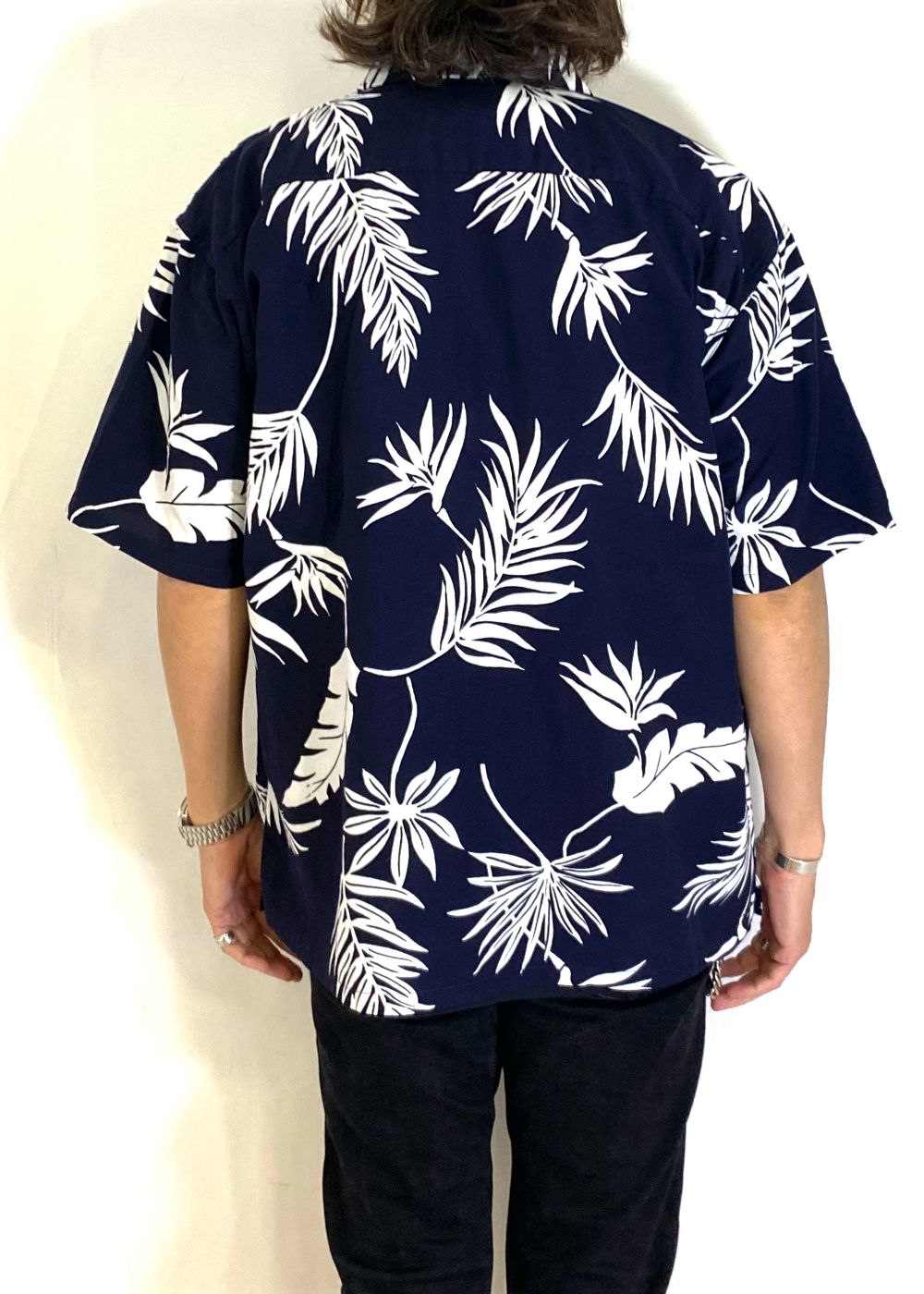 ALOHA S/S SHIRT (NAVY) / アロハ シャツ