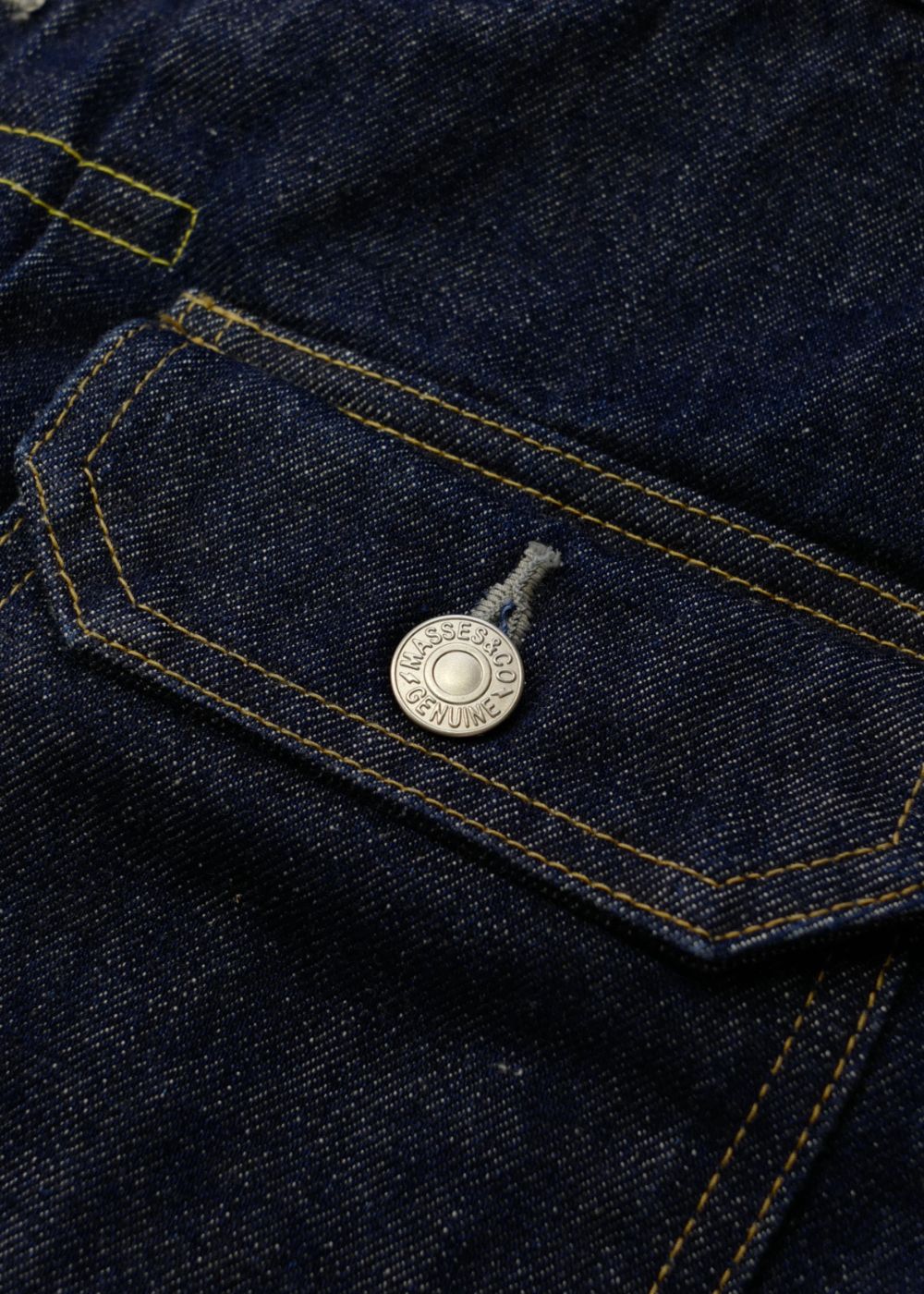 Mu0026M CUSTOM PERFORMANCE - DENIM 2ND JKT (×MASSES) (INDIGO 1WASH) / マシス  コラボレーション デニムジャケット | LOOPHOLE