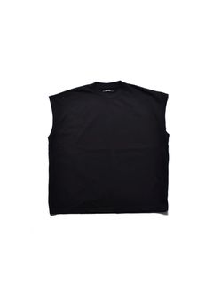 Big Nosleeve T-SH  (BLK) / ビッグシルエット ノースリーブ Tシャツ