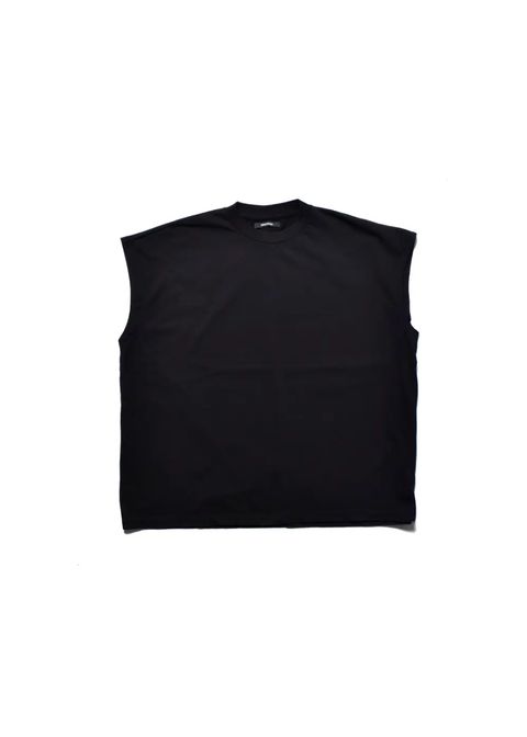 Big Nosleeve T-SH  (BLK) / ビッグシルエット ノースリーブ Tシャツ